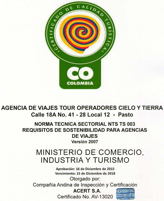 Certificado AV 13020